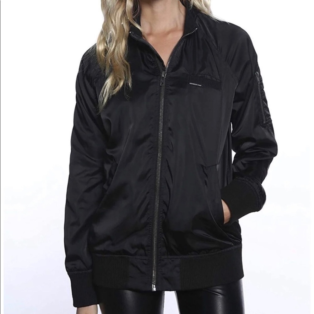 Members Only Satin Boyfriend Jacket